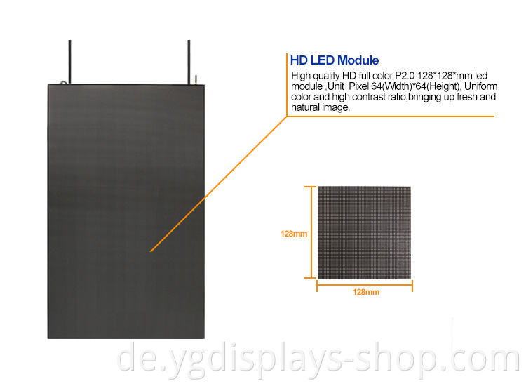 P2.0 LED displays